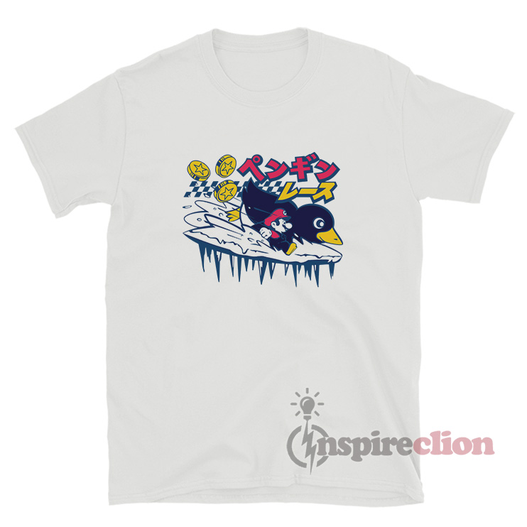 Get It Now Super Mario 64 Big Penguin Race T-Shirt - Inspireclion