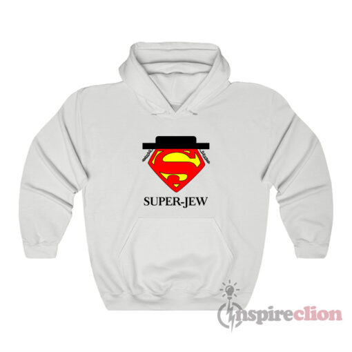Superman Super Jew Logo Hoodie