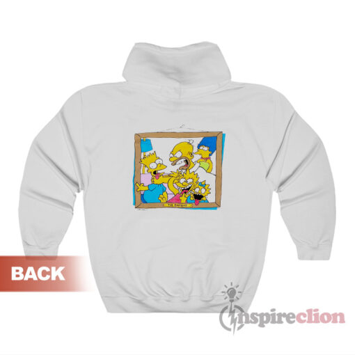 Vintage The Simpsons Family Portrait Say Cheese Hoodie