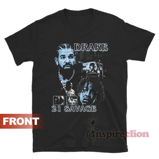 Drake And 21 Savage It's All A Blur Tour 2023 T-Shirt