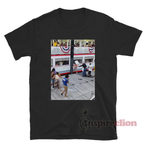 Fight In Alabama With Folding Chairs Photo T-Shirt