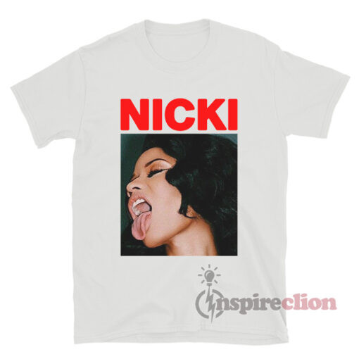 Nicki Minaj Sticking Out Tongue T-Shirt