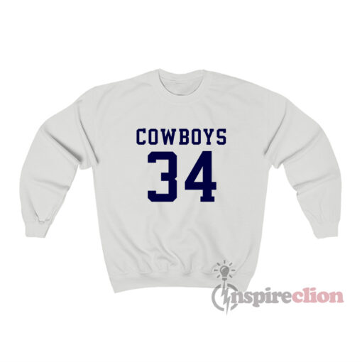 Alan Jackson Cowboys 34 Dallas Cowboys Sweatshirt