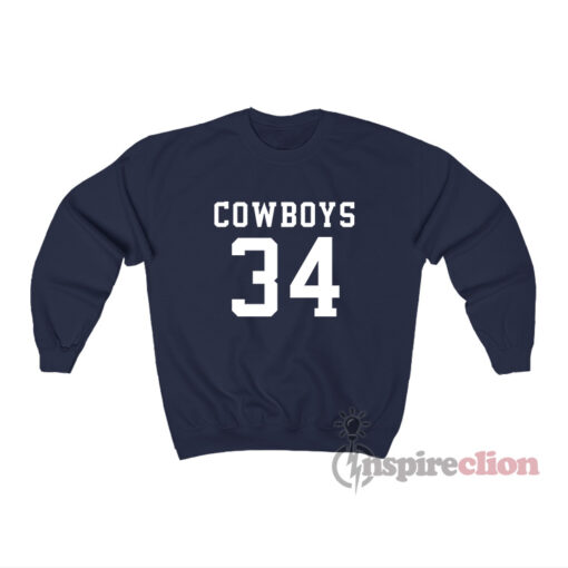 Alan Jackson Cowboys 34 Dallas Cowboys Sweatshirt