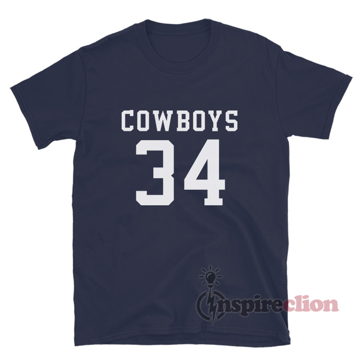 Alan Jackson Cowboys 34 Dallas Cowboys T-Shirt - Inspireclion