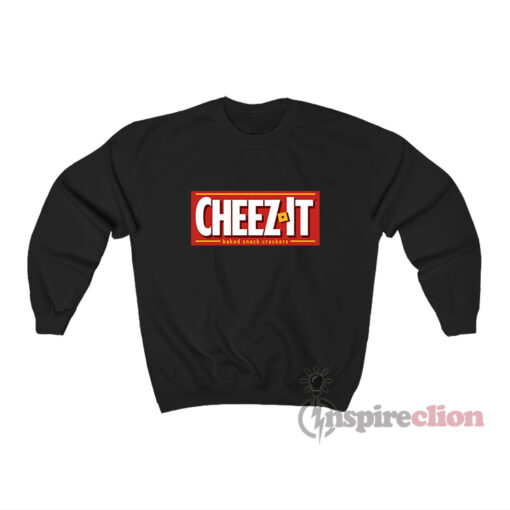 Cheez-It Baked Snack Crackers Logo Sweatshirt