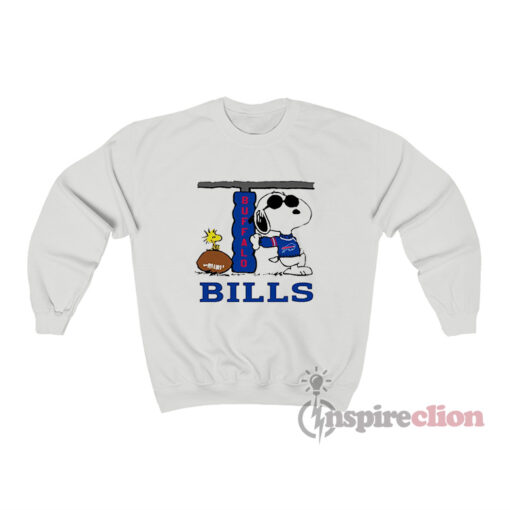 Peanuts Snoopy Joe Cool Buffalo Bills Sweatshirt