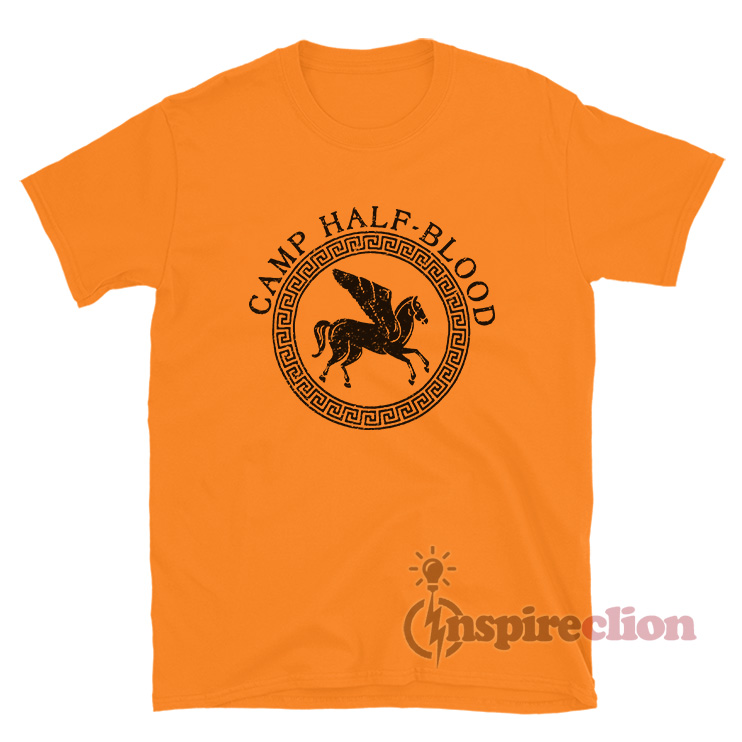 Camp half-blood accurate orange color logo percy jackson, - Percy Jackson  And The Olympians - T-Shirt