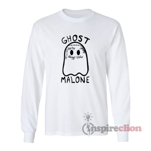 Post Malone Ghost Malone Halloween Long Sleeves T-Shirt