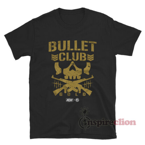 AEW x NJPW Bullet Club Gold T-Shirt
