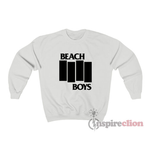 Beach Boys Black Flag Logo Parody Sweatshirt
