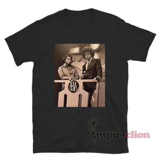 Black History James Brown And Don Cornelius T-Shirt