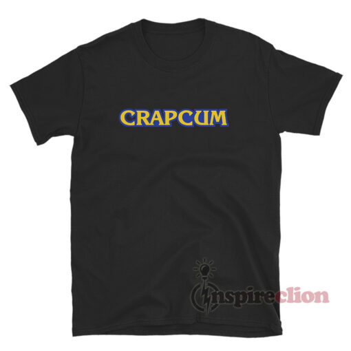 Crapcum Crapcom Logo Parody Meme T-Shirt