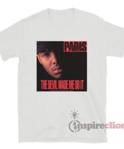 Eminem Wears Paris The Devil Made Me Do It T-Shirt