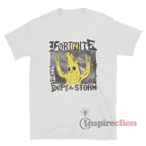 Fortnite Peely Defy The Storm T-Shirt