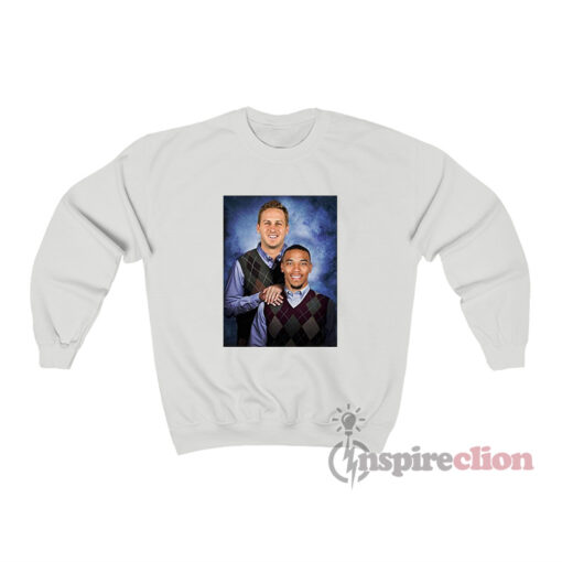 Jared Goff And St Brown Detroit Lions Step Brothers Sweatshirt