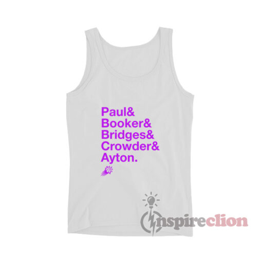 Paul & Booker & Bridges & Crowder & Ayton Phoenix Suns Tank Top