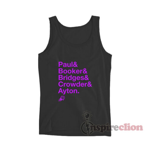 Paul & Booker & Bridges & Crowder & Ayton Phoenix Suns Tank Top