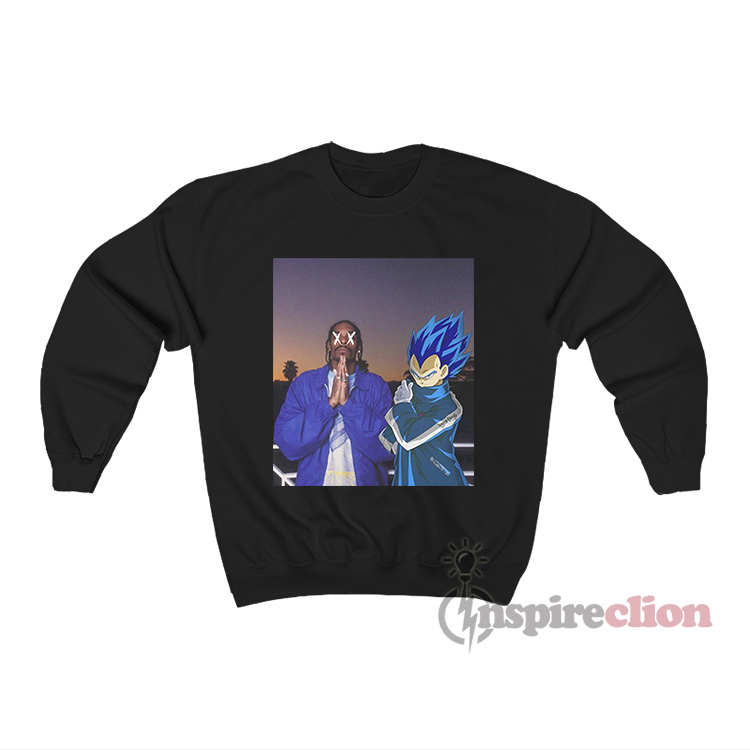 Snoop Dogg x Vegeta Dragon Ball Z Sweatshirt Cheap Custom