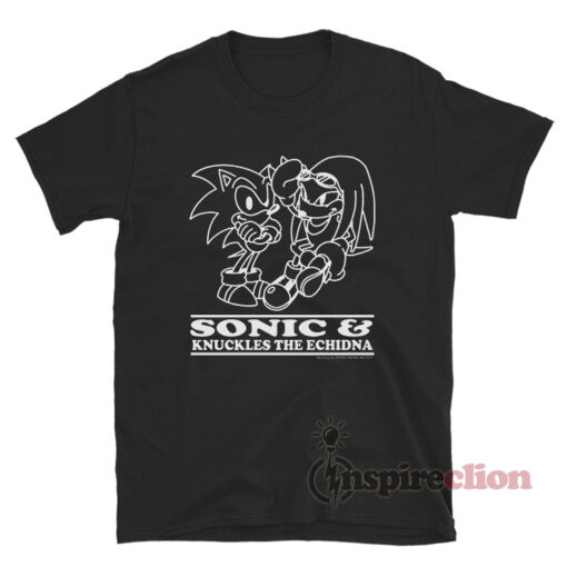 Sonic And Knuckles The Echidna Besties T-Shirt
