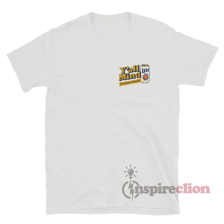 miller lite pocket tee