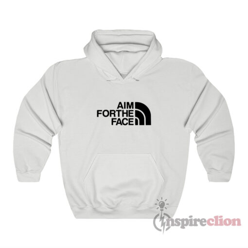 Aim For The Face Logo Hoodie