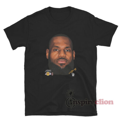 Can’t Beat LA LeBron James Face T-Shirt