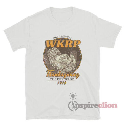 First Annual WKRP Thanksgiving Turkey Drop 1978 T-Shirt