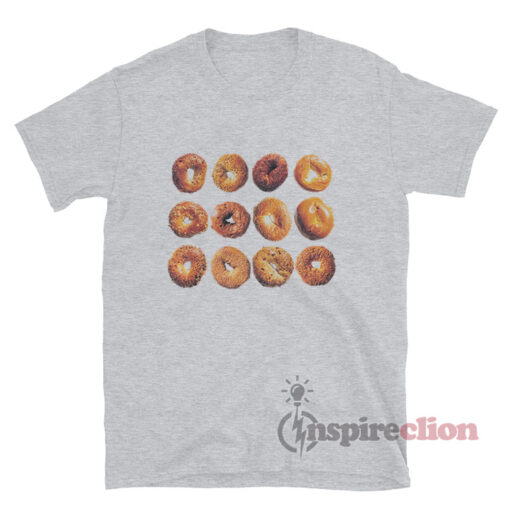 Old Jewish Men Bagel Bread T-Shirt
