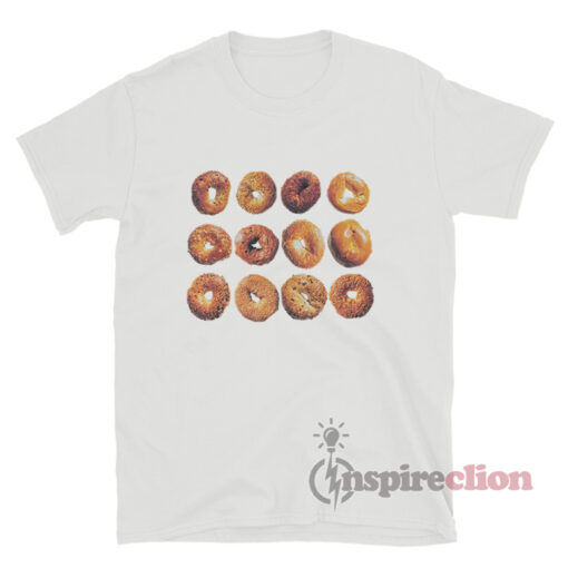 Old Jewish Men Bagel Bread T-Shirt
