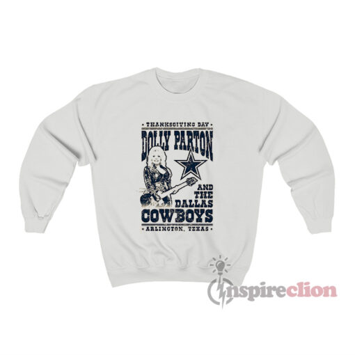 Thanksgiving Day Dolly Parton And The Dallas Cowboys Sweatshirt