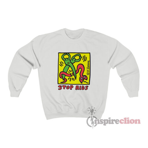 Keith Haring Stop Aids Sweatshirt