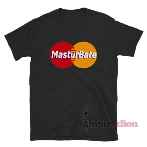 Mastercard Masturbate Logo Parody Meme T-Shirt