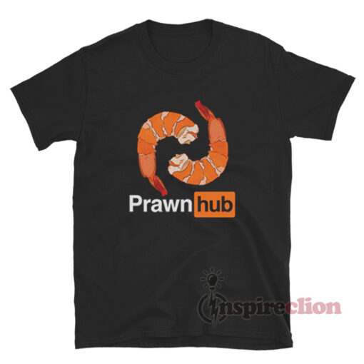Prawn Hub Logo Parody T-Shirt