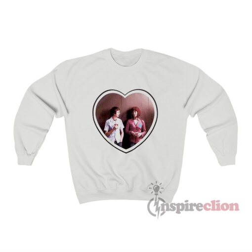 Scott Pilgrim Vs The World Scott And Ramona Heart Sweatshirt
