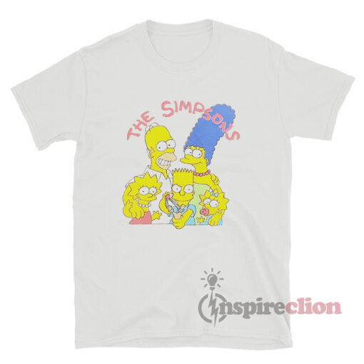 Vintage 80's The Simpsons Family T-Shirt
