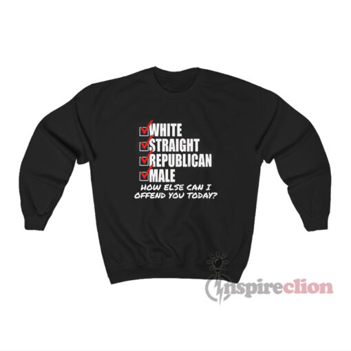 White Straight Republican Male Sweatshirt