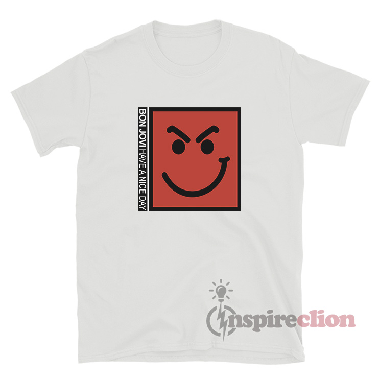 Bon Jovi Have A Nice Day Album Cover T-Shirt - Inspireclion.com