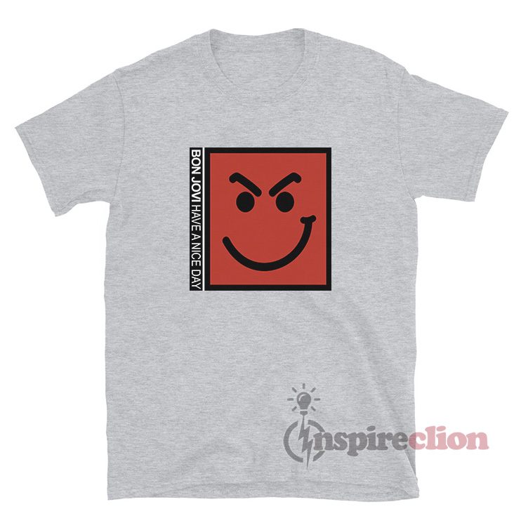 Bon Jovi Have A Nice Day Album Cover T-Shirt - Inspireclion.com
