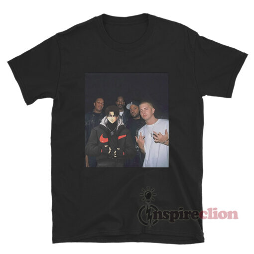 Dr Dre Snoop Dogg Ice Cube Eminem Anime x Rapper T-Shirt