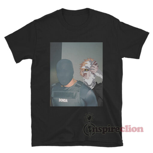 Ichigo Kurosaki Bleach x Kanye West Donda Mask T-Shirt
