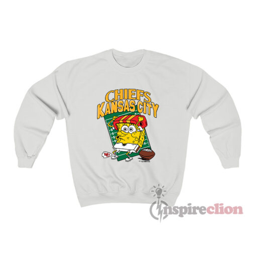 Kansas City Chiefs x Spongebob Squarepants Sweatshirt