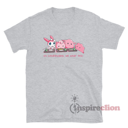 Pokemon On Wednesdays We Wear Pink T-Shirt