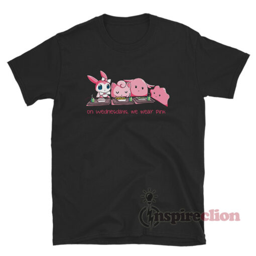 Pokemon On Wednesdays We Wear Pink T-Shirt
