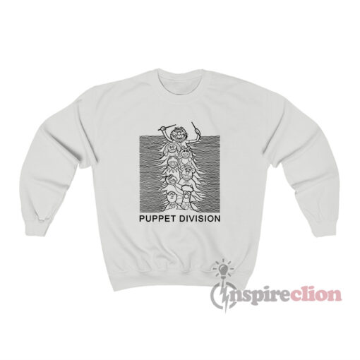 Puppet Division Unknown Pleasures Parody Sweatshirt