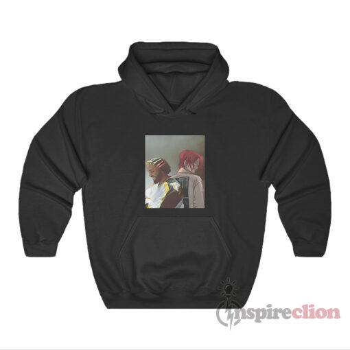 Rappers x Anime Shanks One Piece Drake Members Only Hoodie