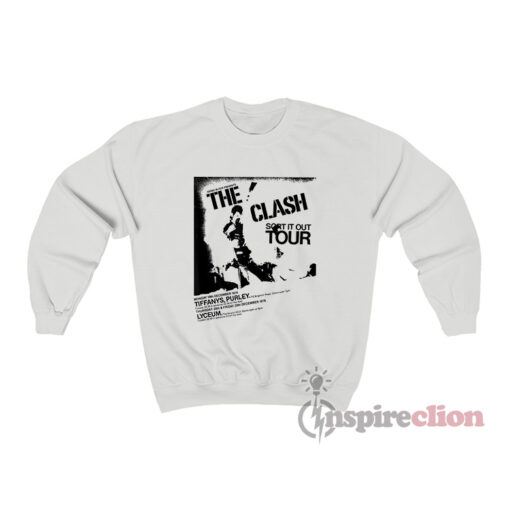 The Clash Sort It Out Tour 1978 Vintage Sweatshirt
