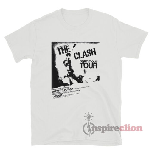 The Clash Sort It Out Tour 1978 Vintage T-Shirt
