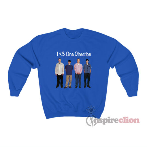 I Love One Direction Weezer Meme Sweatshirt