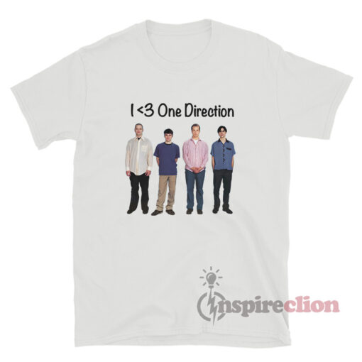 I Love One Direction Weezer Meme T-Shirt